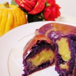 【黄色と紫】２色のスイートポテトで焼きイモ風にしてみました～