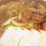ほっこり、つくねのすき焼きなべ　～牛肉がないなら、鶏肉を食べればいいじゃない～